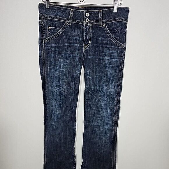 Hudson Jeans Womens 28 X 31 Signature Bootcut Low Rise Flared Flap Pockets USA - Picture 1 of 11